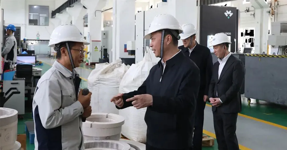 Guidance and Support for Development｜Anshan Party Secretary Wu Kaihua Visits QualRotate Machinery